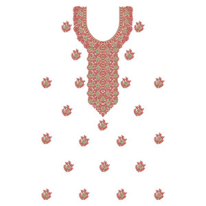 Traditional Greek festive Dress Embroidery Design 21082