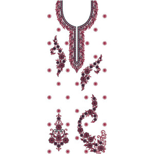 Pakistani Latest Suit Embroidery Design 21193