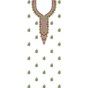 Punjabi Suits Latest Dress Embroidery Design 21860
