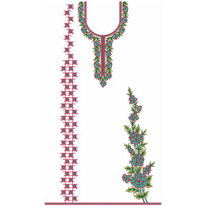 Kashmiri Machine Embroidery Design 21932