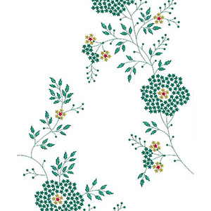 Nigeria Dress Embroidery Design 21933