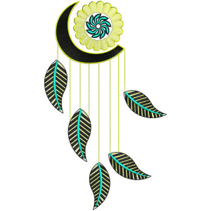 Stylish Dress Embroidery Design 21988