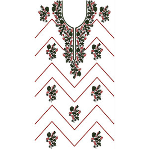 New Dress Embroidery Design 22046