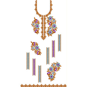 New Dress Embroidery Design  22047