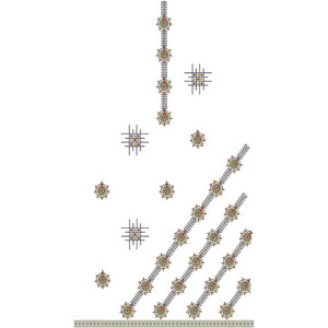 New Dress Embroidery Design 22065