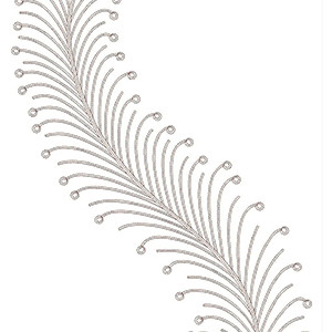 Like Peacock Feather Embroidery Design 22292