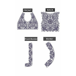 Macedonia Special Caftan Embroidery Design 25957