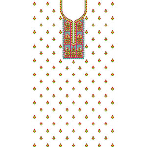 Wedding Dress Embroidery Design 22633