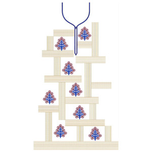 Cotton Dress Embroidery Design 22742