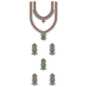 Nigeria Dress Embroidery Design 22852