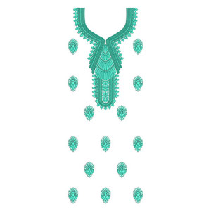 African Bazin Embroidery Design 22941