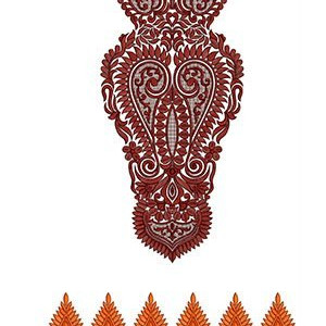 Arabic Jalabiya Caftan Kurti Neck & Belt Design