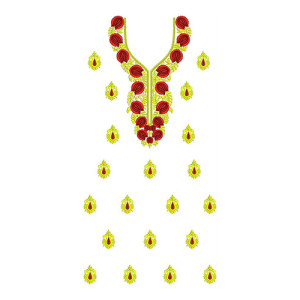 New Dress Embroidery Design 23200