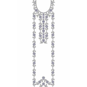 Full Chain Stitch Dress Design 23260