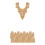 Full Neck Dress Embroidery Design 23330