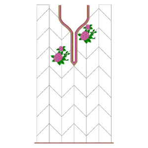 African Embroidery Design 23388