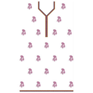 Simple Design With Rose Flower Dress 23568