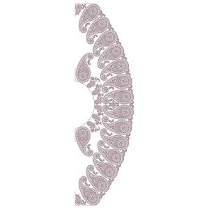 Macedonian Caftan Back Cording Embroidery Design 23590