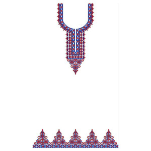 Pretty Dress Design In Embroidery 23603