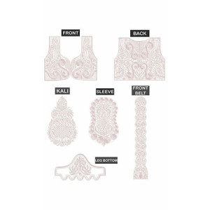 Macedonian Caftan Cording Design 23622