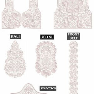 Macedonian Caftan Cording Design 23622