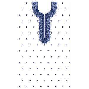 Little Round Shape Flower And Leaves Design For Dress