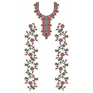 Outstanding Dress Design In Embroidery 23672