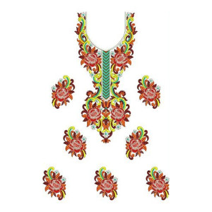 Creative Stitching Embroidery Tunic Kurti Design