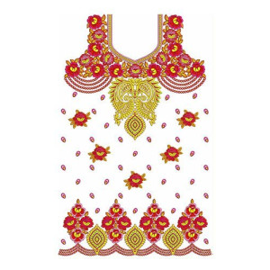 Royal Class Clothing Style Outfit Embroidery Design