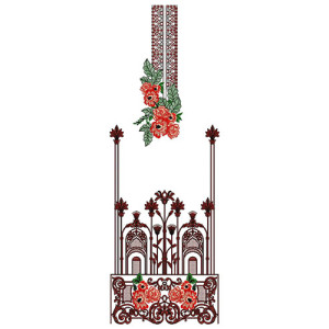 Pakistani Dress Design In Embroidery 23910