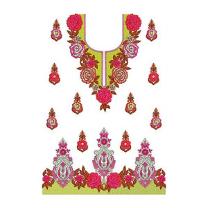 Designer Stylish Kurti Tunic Lawn Suit Embroidery Design