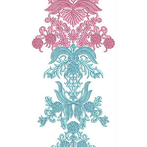 Dainty Dress Design In Embroidery 24138