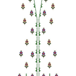 Moroccan Dress Embroidery Design 24198