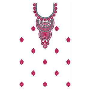 Astonishing Design In Dress Embroidery 24420