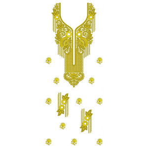 Beautifying Dress Design In Embroidery 24479