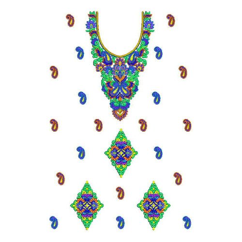 Art East Style Women Clothing Embroidery Design 25211