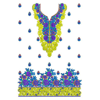 Algerian Wedding Dresses Embroidery Design 25212