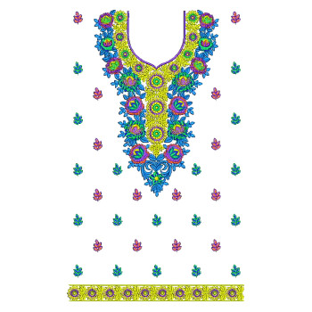 Hyderabad Fashion Clothing Embroidery Design 25215 