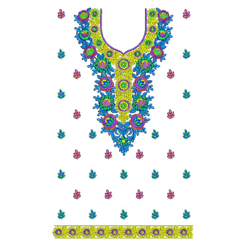 Hyderabad Fashion Clothing Embroidery Design 25215 