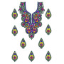 Kashmiri Stitch Dress Embroidery Design 25216