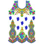 Ukrainian | Mexican Hand Embroidery Dress Design 25222
