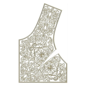 Macedonian Caftan Embroidery Design 25947