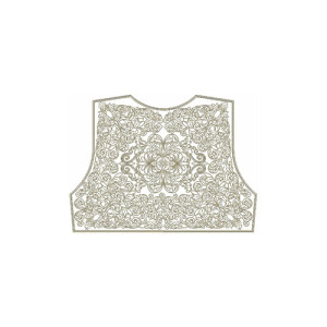 Macedonian Caftan Embroidery Design 25947