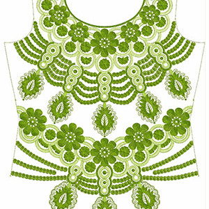New Dress Embroidery Design 30058