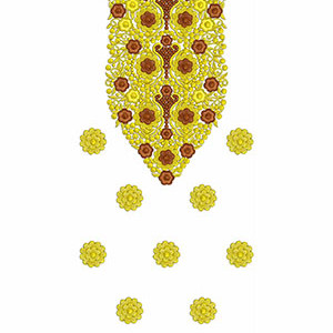 New Dress Embroidery Design 30145