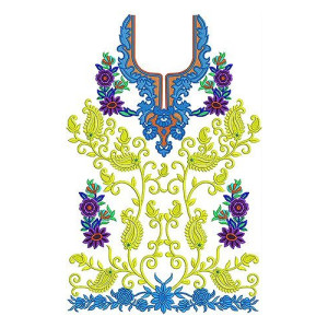 Latest Pakistani Style Kameez Embroidery Design