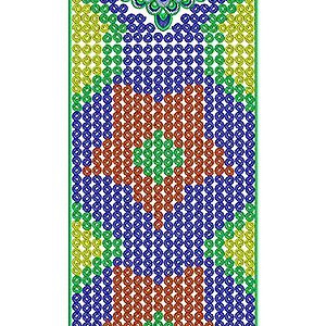 Attractive Kimono Dress Embroidery Design