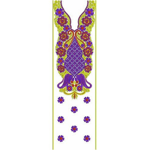 Long Jalabiya Embroidery Design