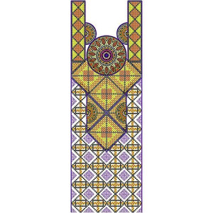 Bahrain Fashion Embroidery Dress Design