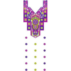 Karachi Embroidery Style Dress Design